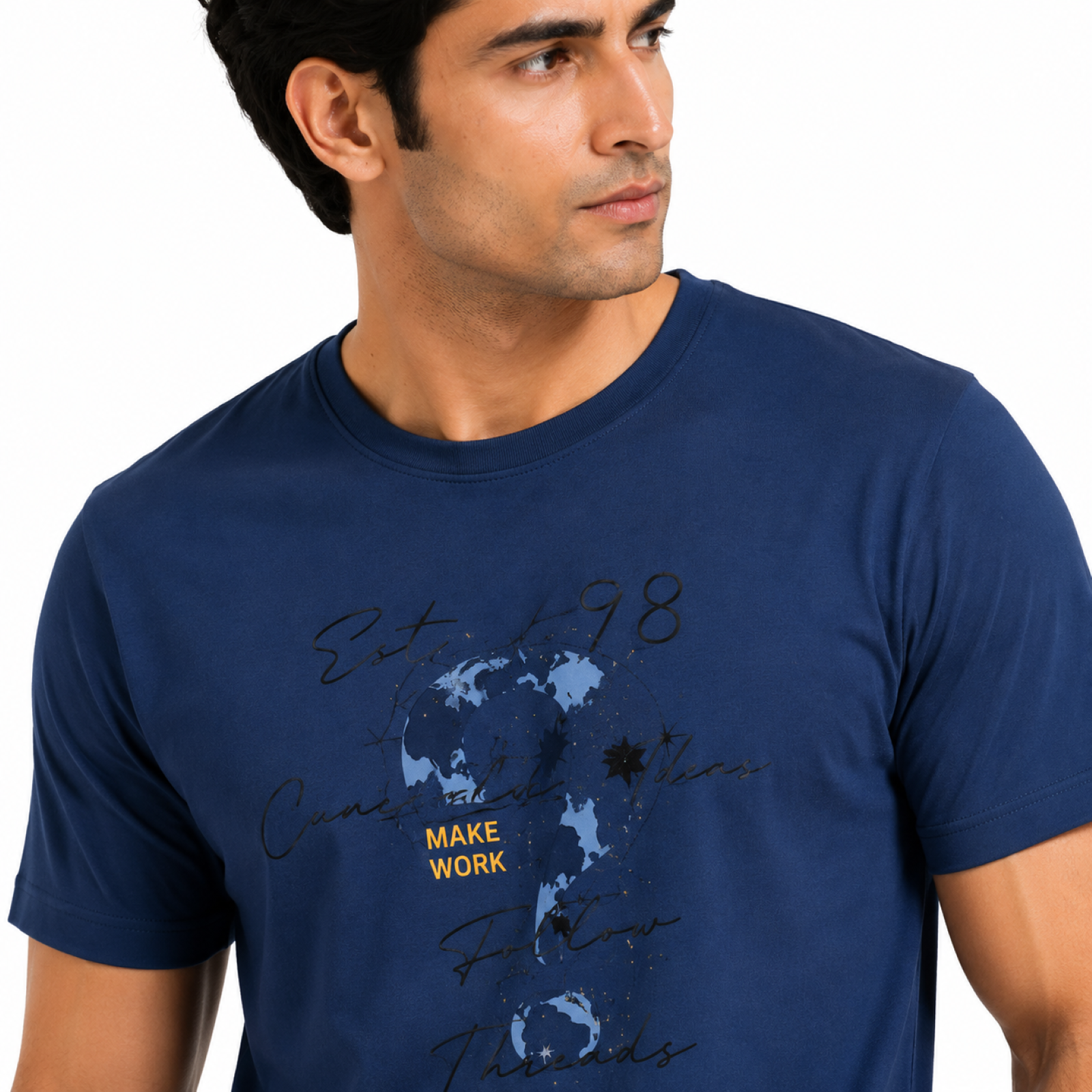 Men's Deep Ocean Graphic Casual T-Shirt
