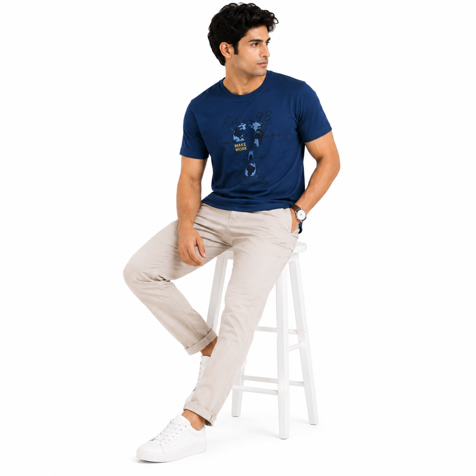 Men's Deep Ocean Graphic Casual T-Shirt