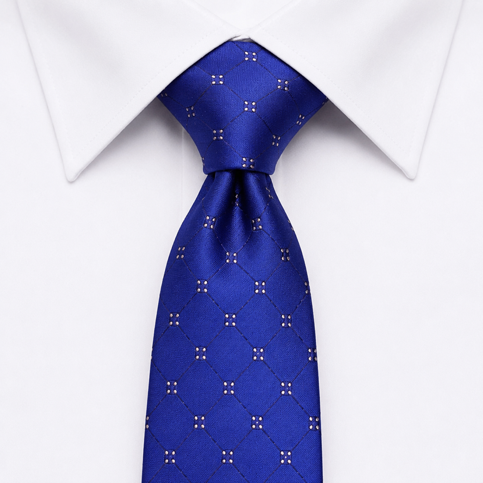 Royal Blue Micro-Motif Tie