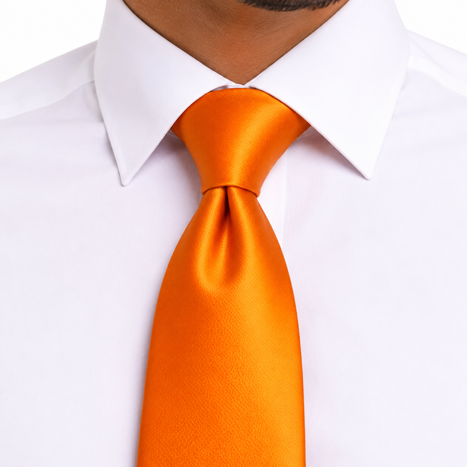 Vibrant Orange Tie