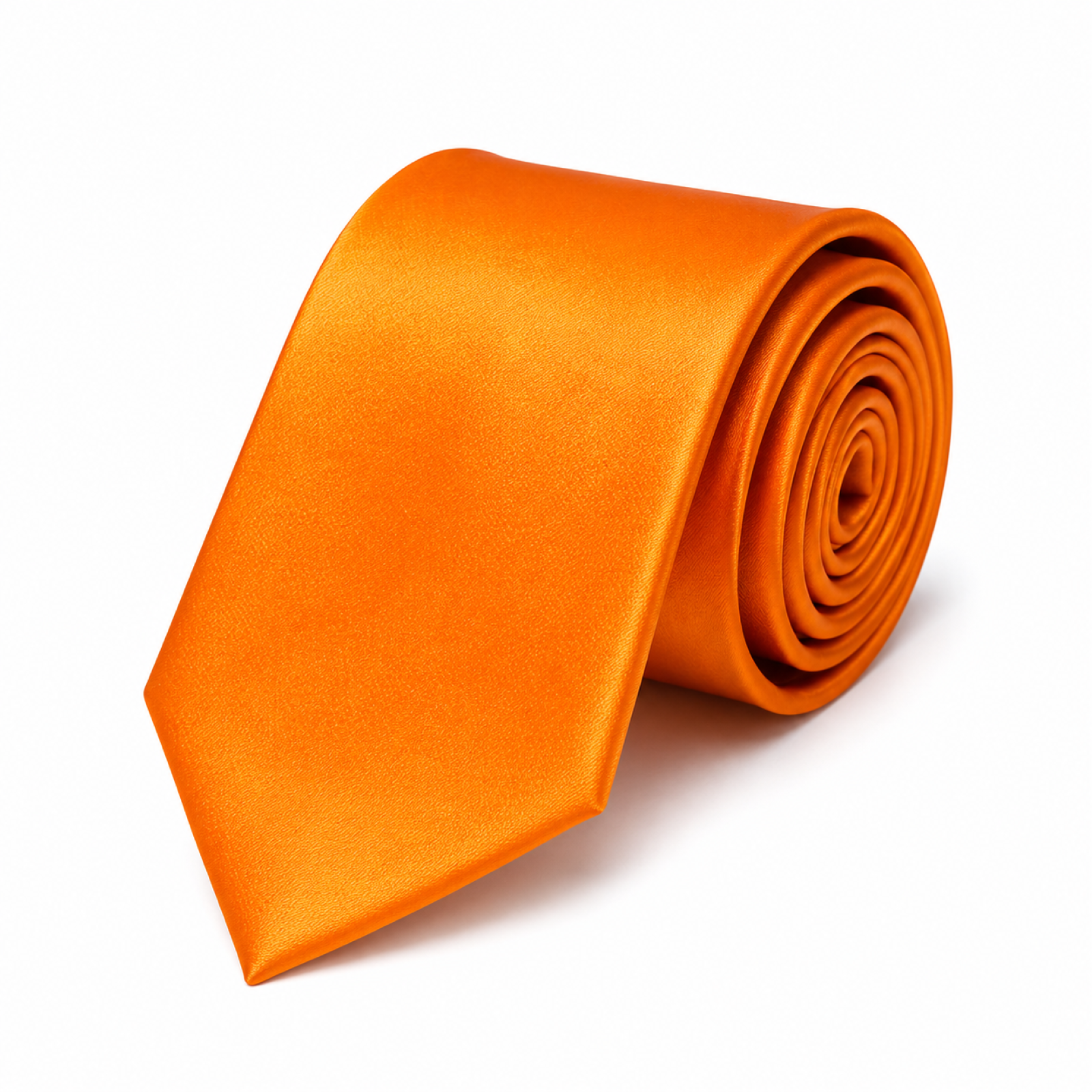 Vibrant Orange Tie