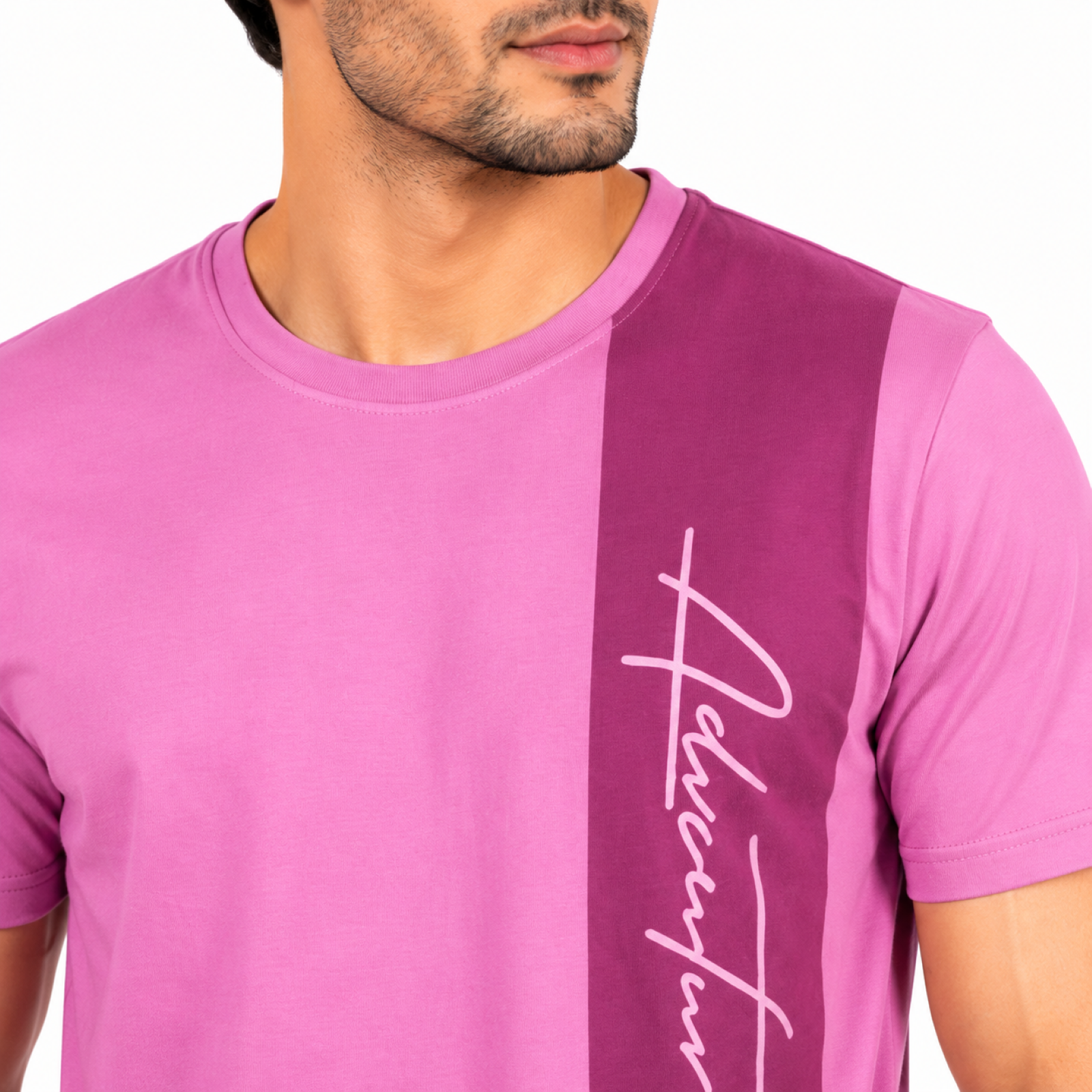 Men's Pink Casual Co-ord Set