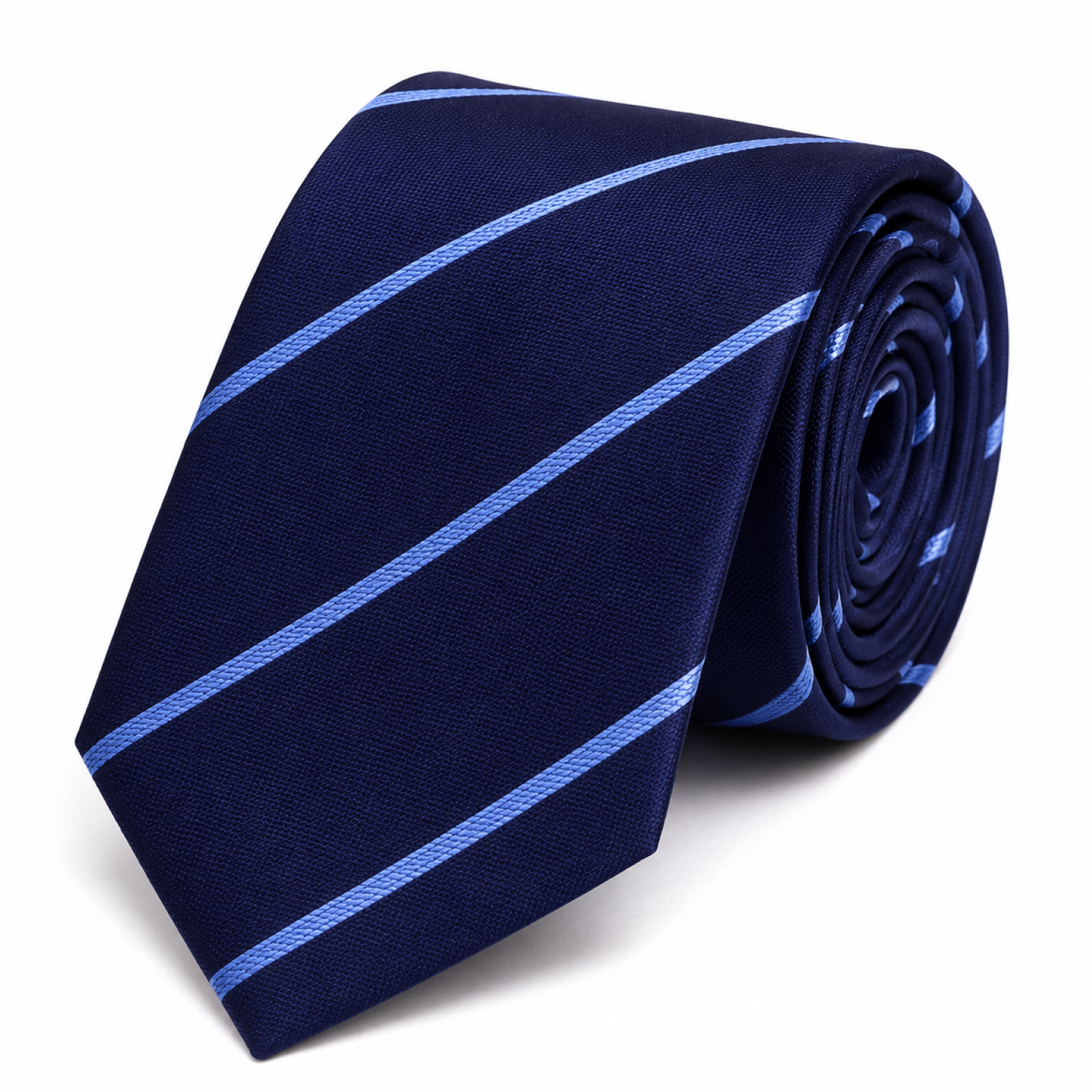 Navy Blue Sleek Tie