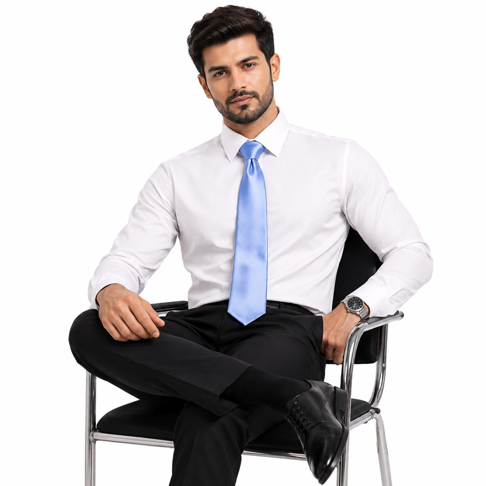 Cool Aqua Blue Tie