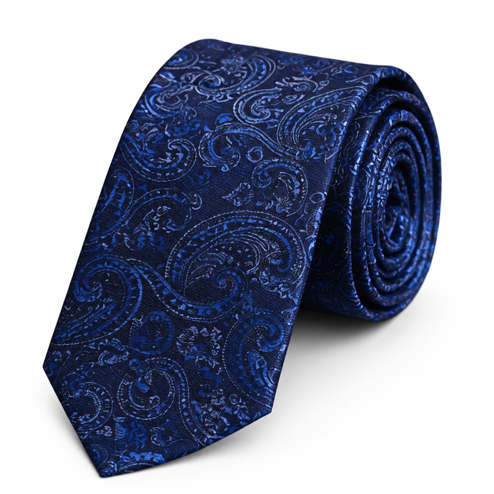 Royal Blue Paisley Tie