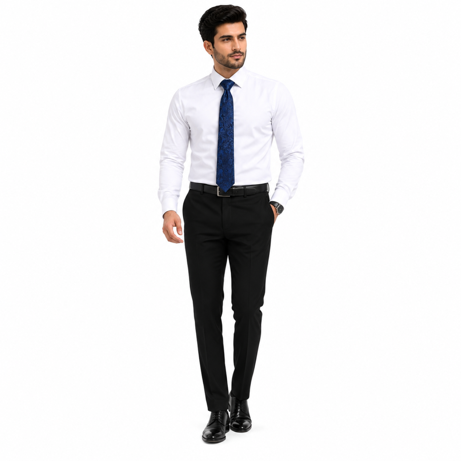Royal Blue Paisley Tie
