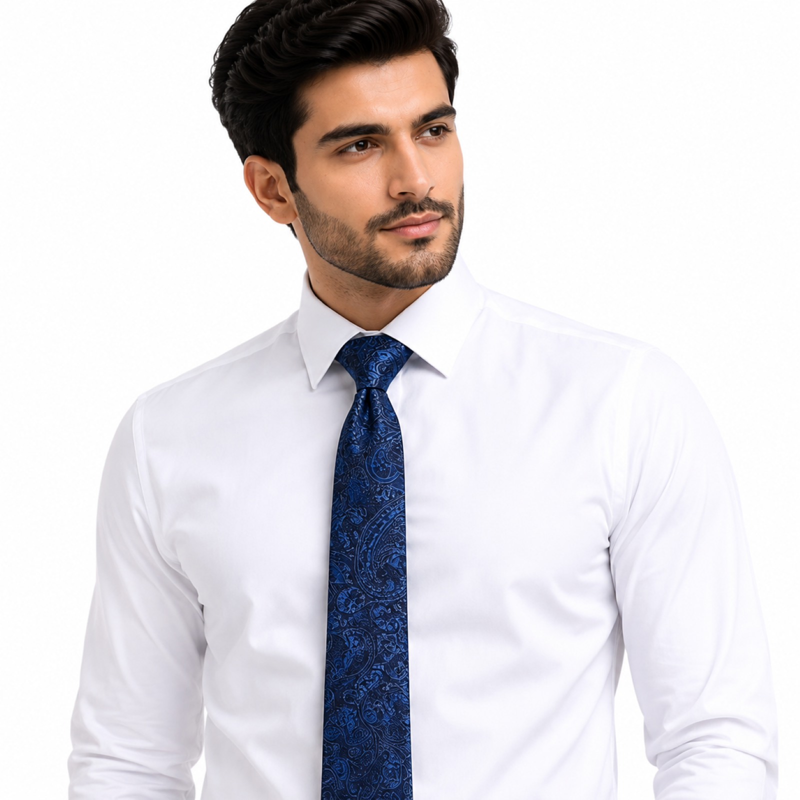 Royal Blue Paisley Tie