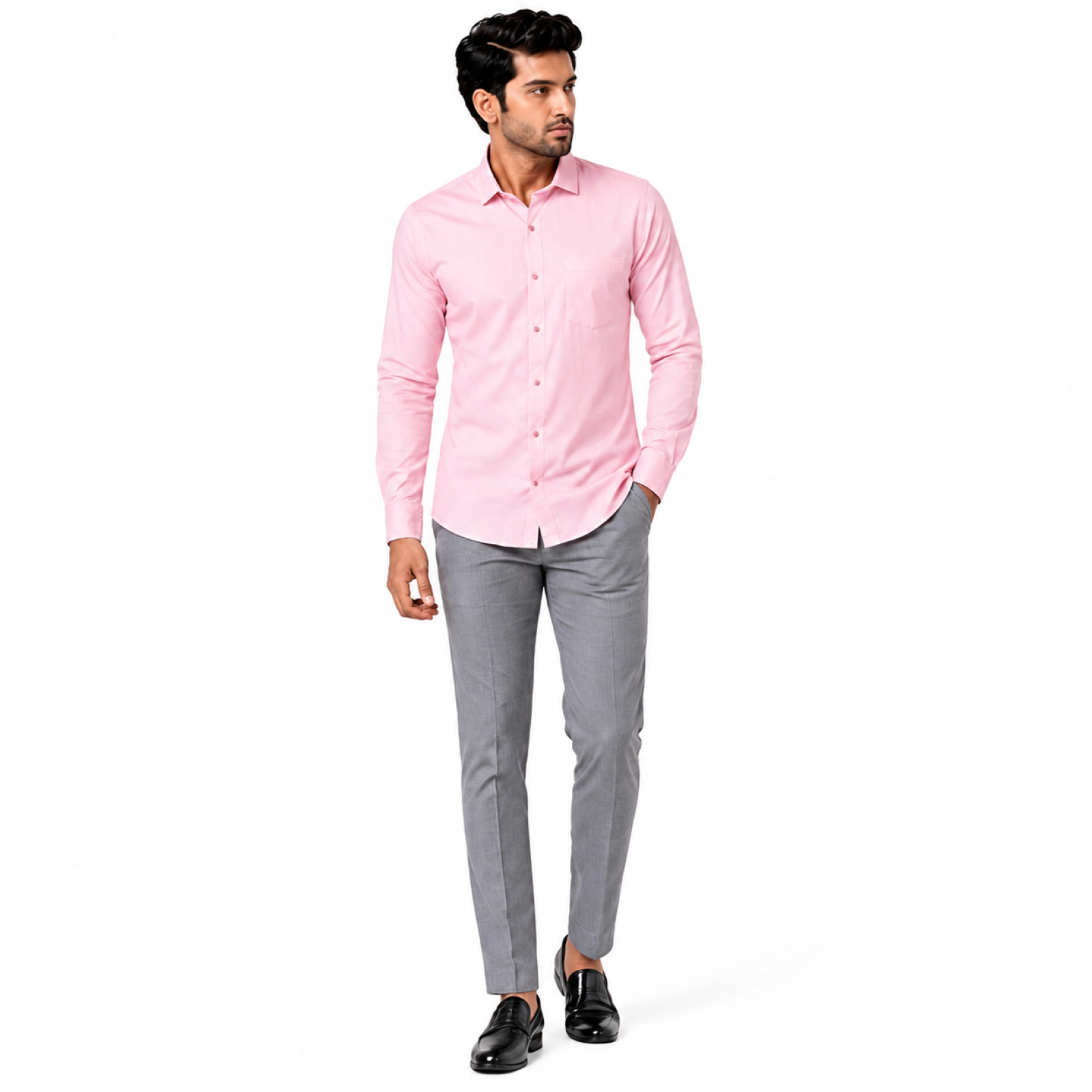 Men's Blush Pink Executive Office Formal Shirt