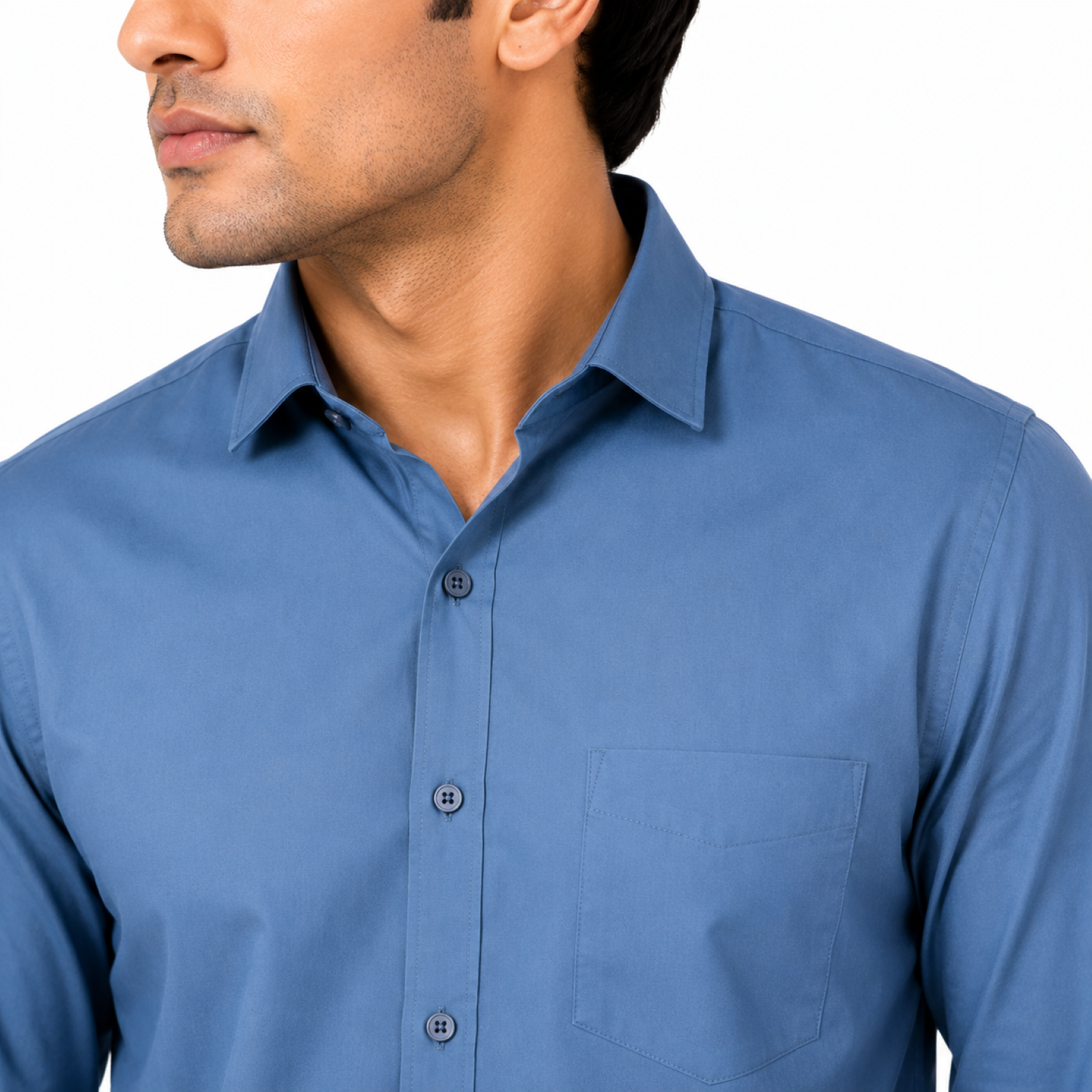 Men's Ocean Teal Classic Formal Cotton Shirt