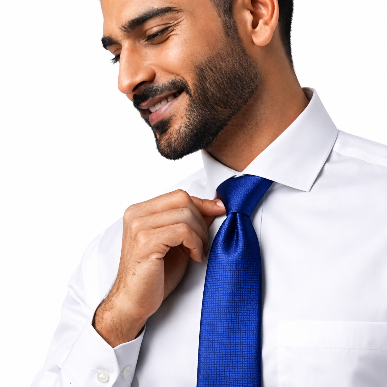 Modern Royal Blue Tie