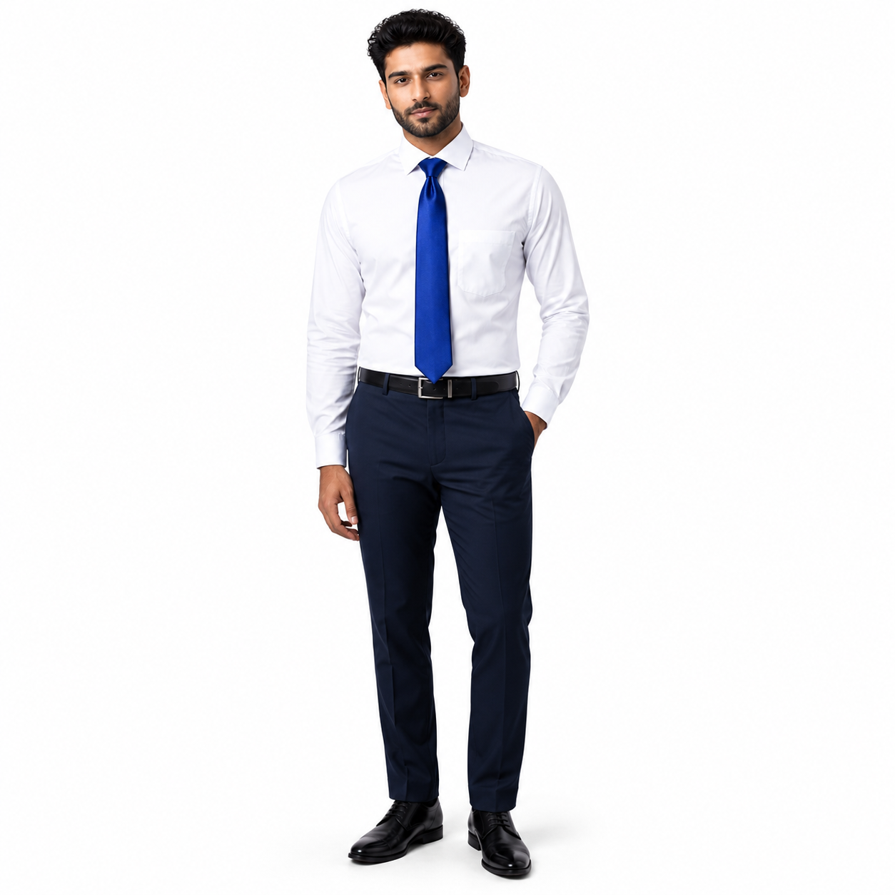 Modern Royal Blue Tie