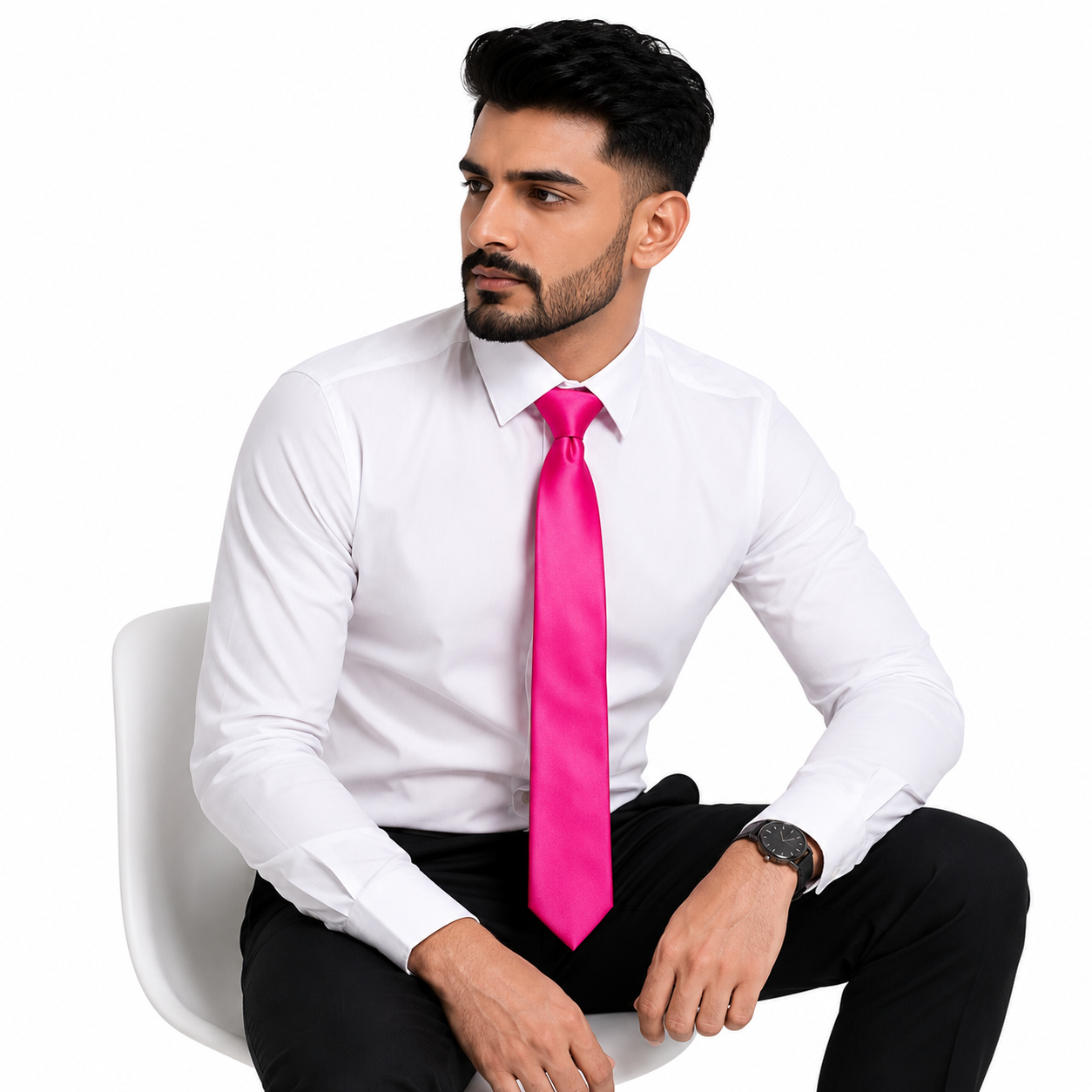 Magenta Tie