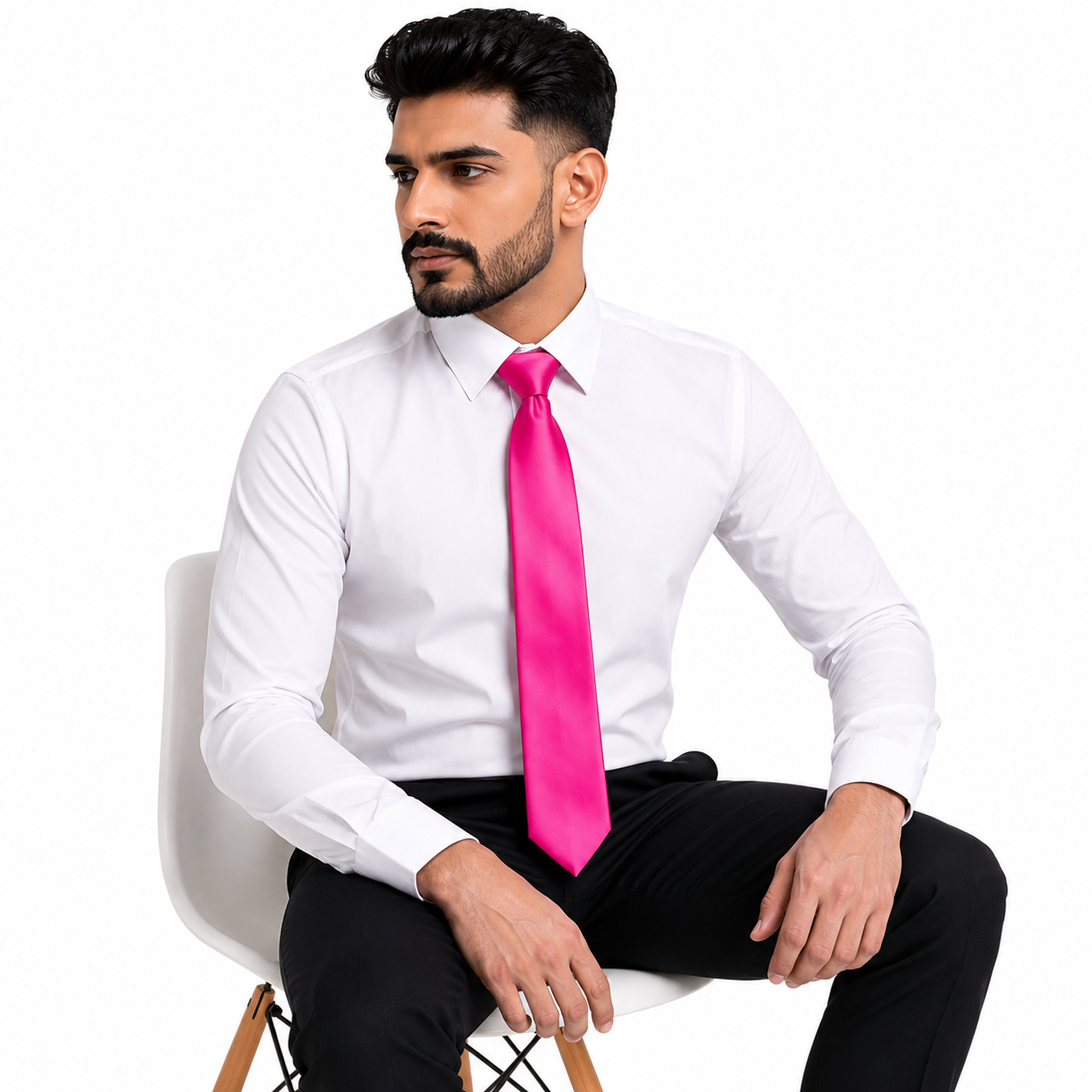 Magenta Tie