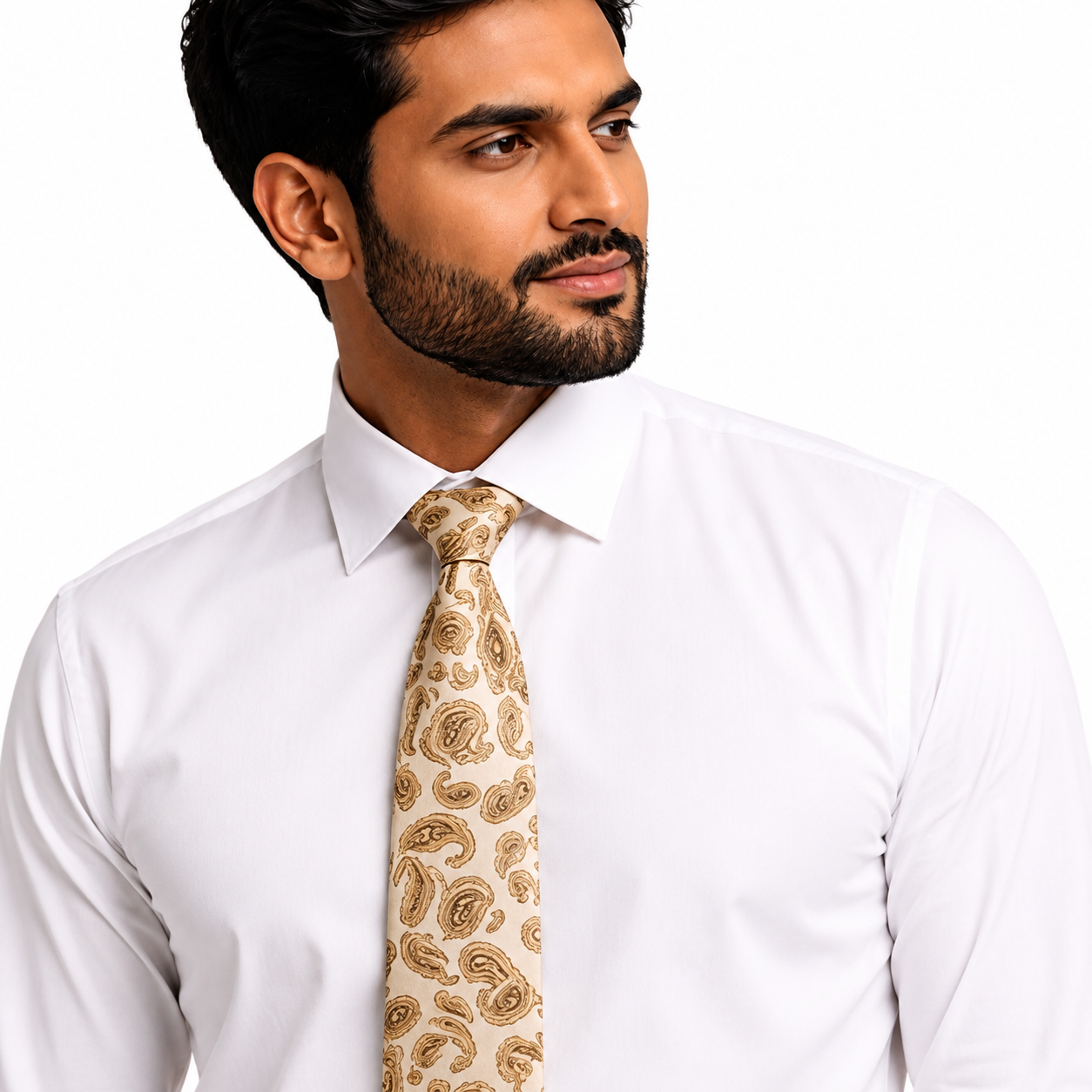 Yellow Paisley Tie