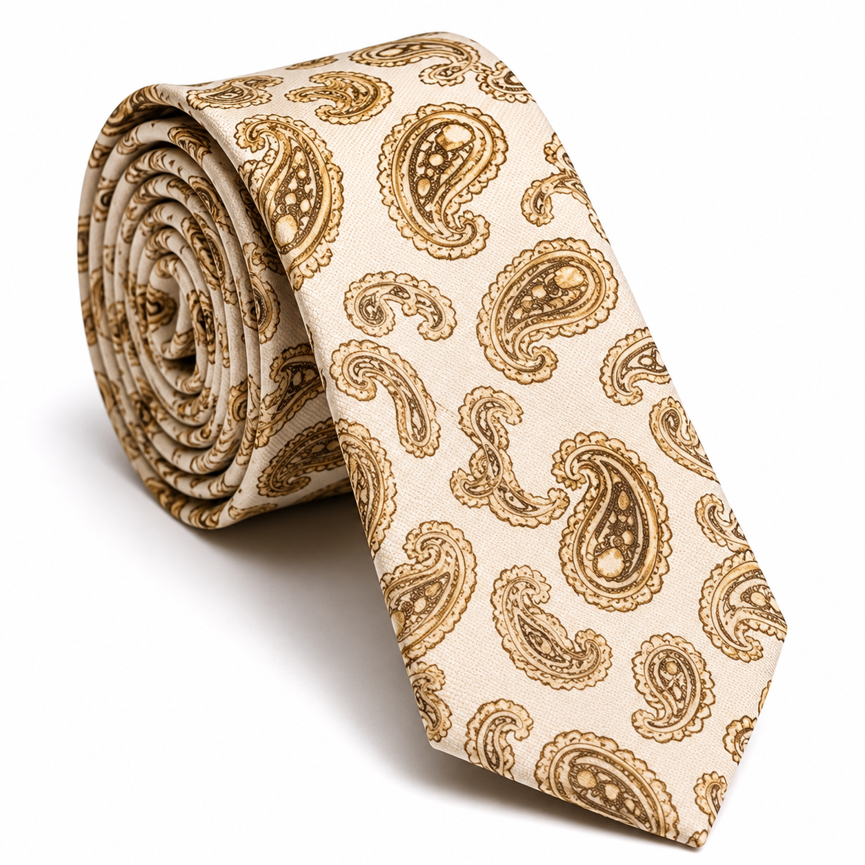 Yellow Paisley Tie