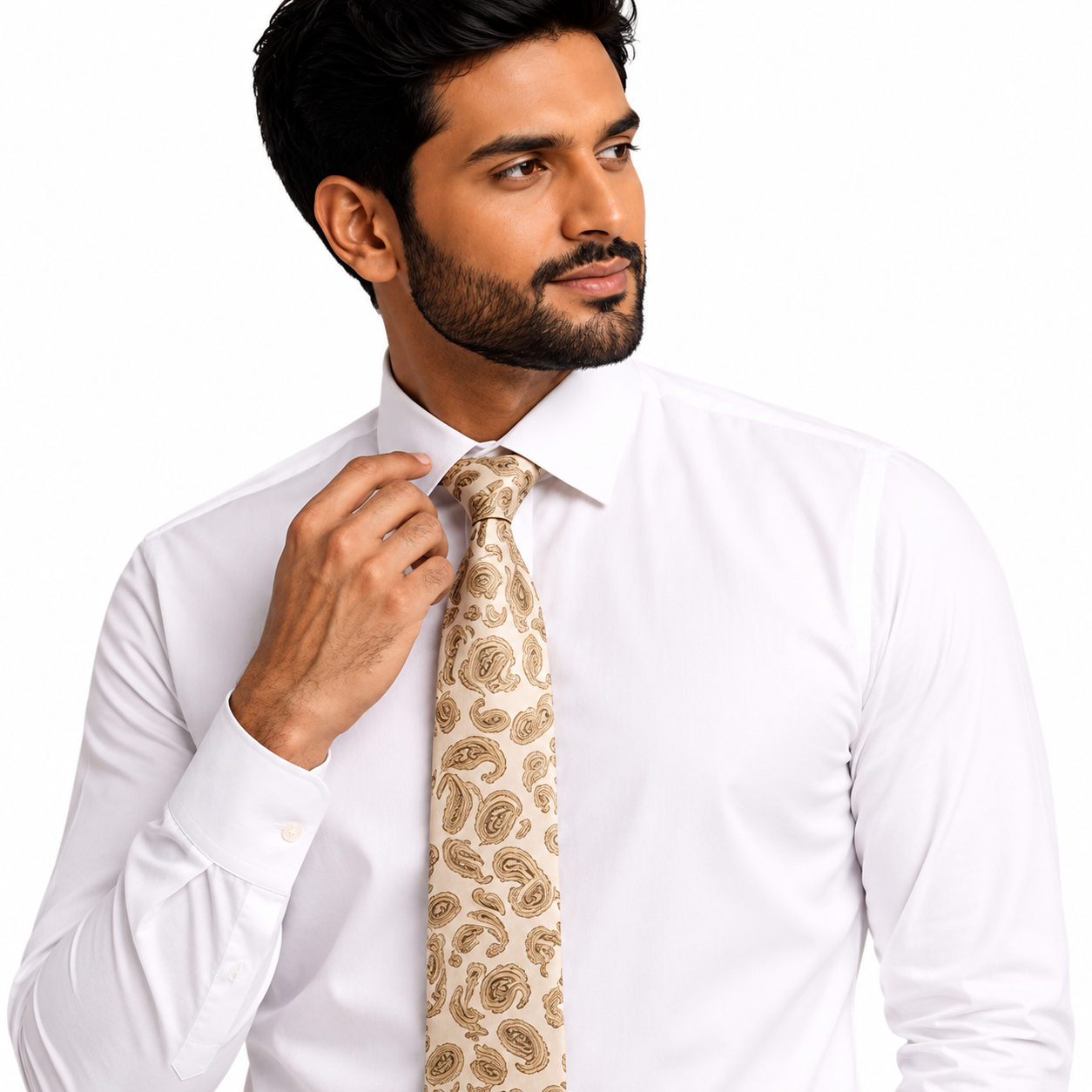 Yellow Paisley Tie