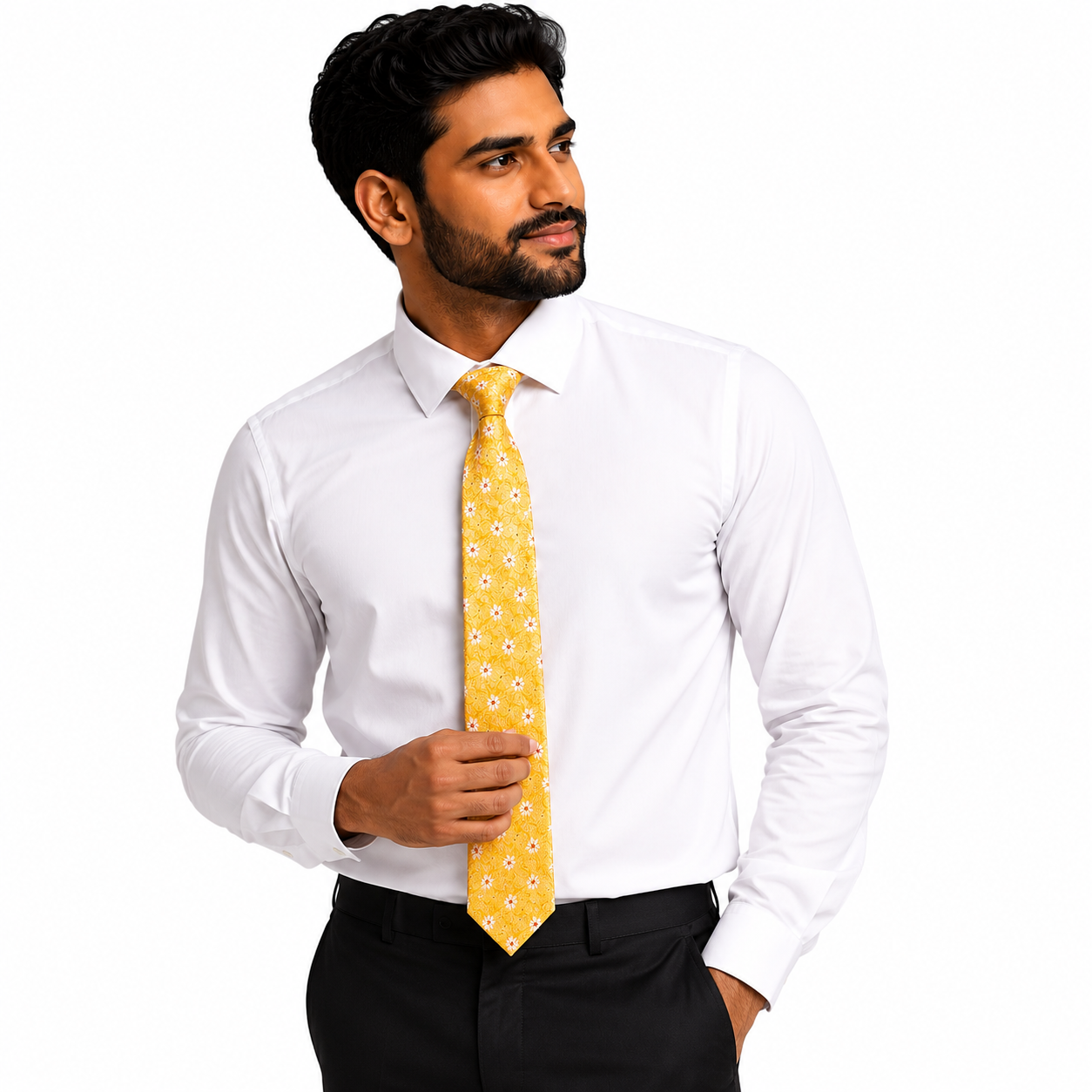 Yellow Bloom Tie