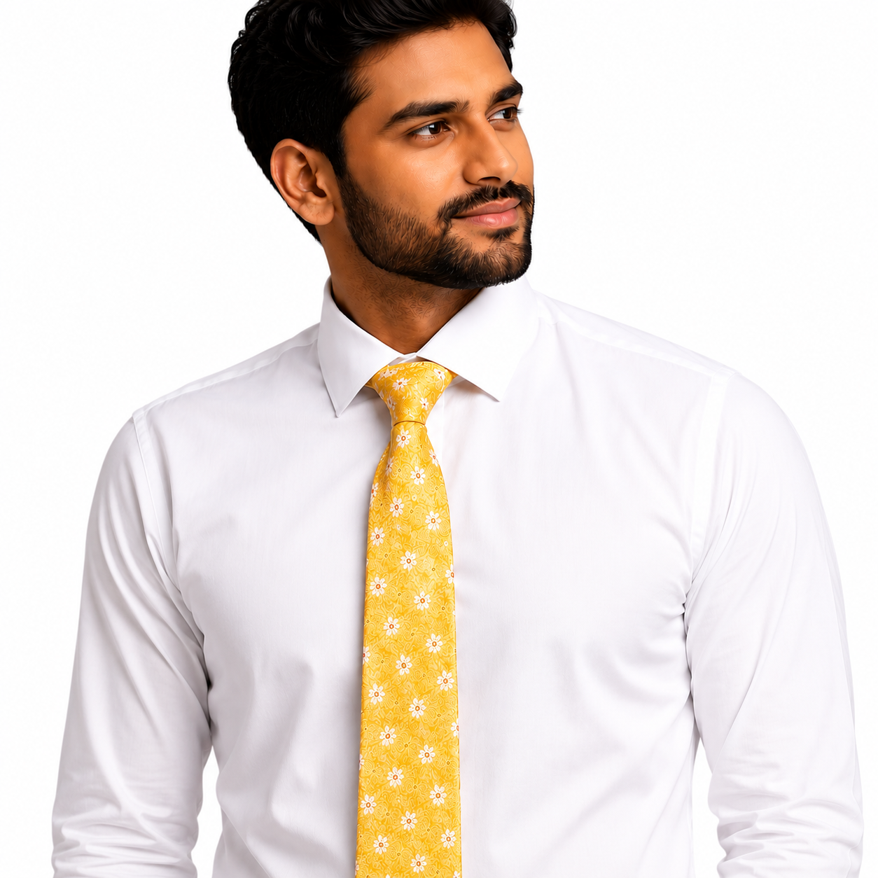 Yellow Bloom Tie