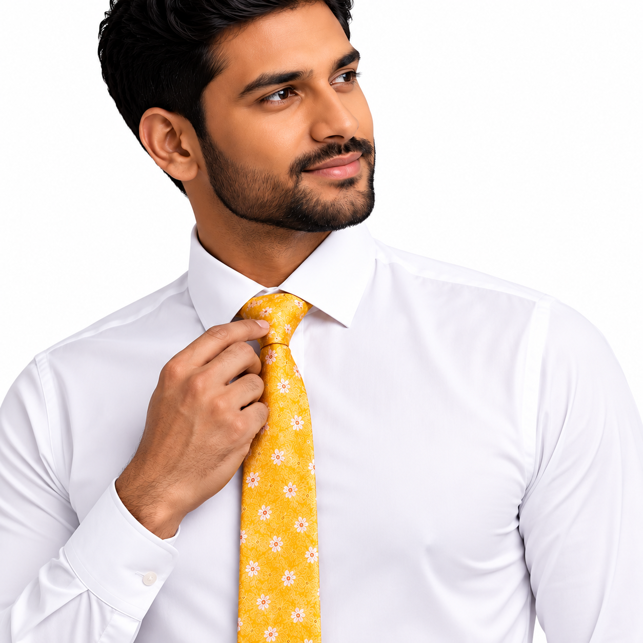Yellow Bloom Tie