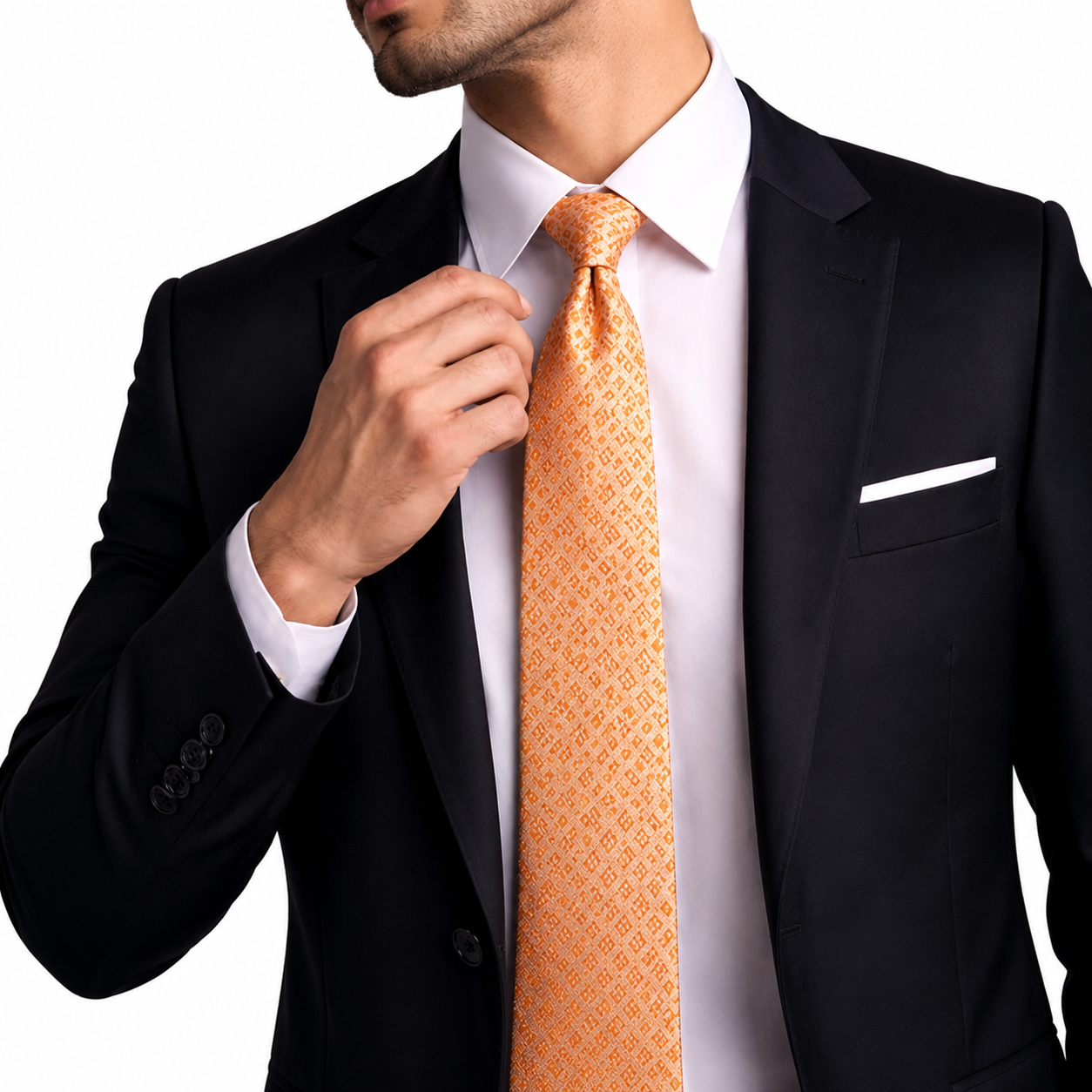 Orange Classic Tie