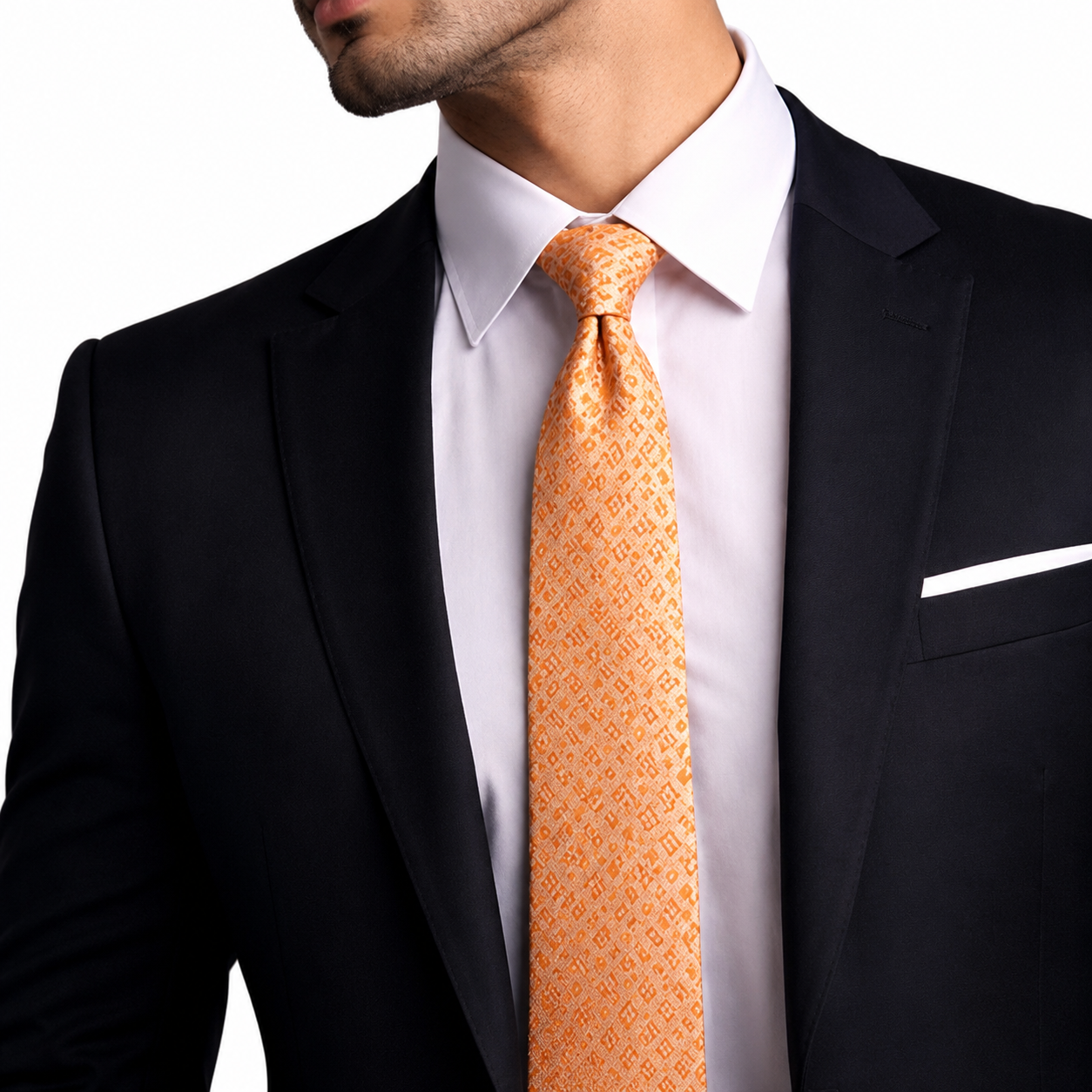 Orange Classic Tie