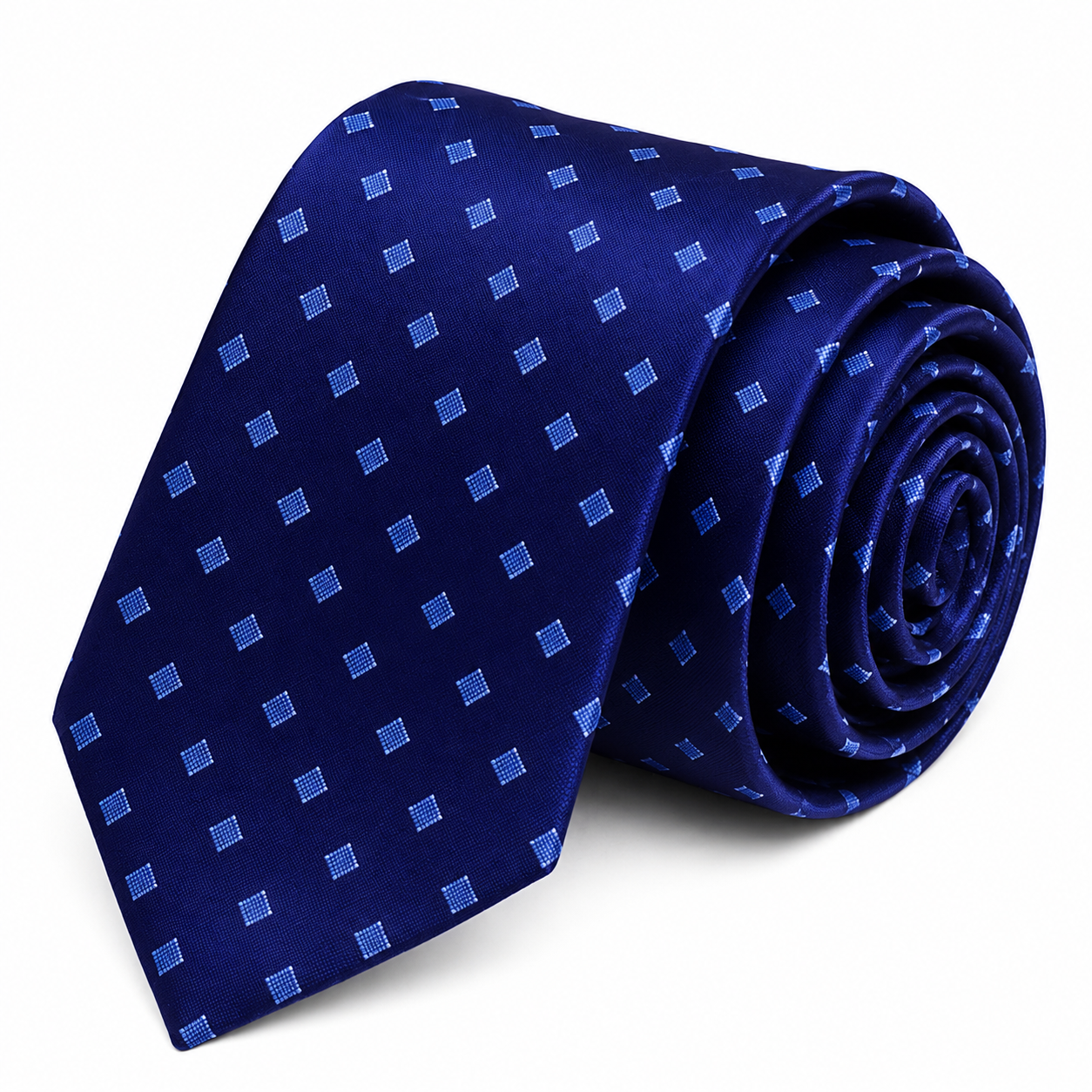 Navy Blue Dotted Tie
