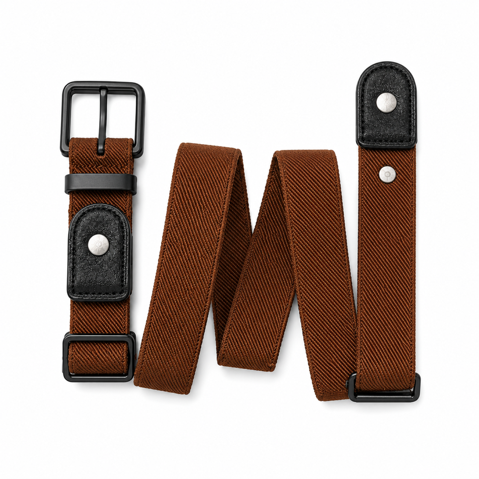 Men's TerraFlex Light Brown Casual Canvas Belt