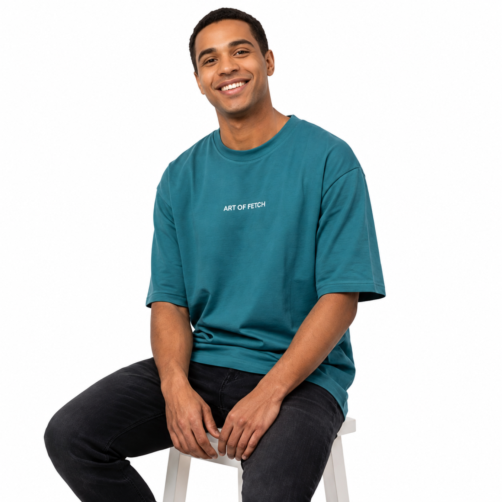 Men's Art of Fetch Oversized Graphic T-Shirt