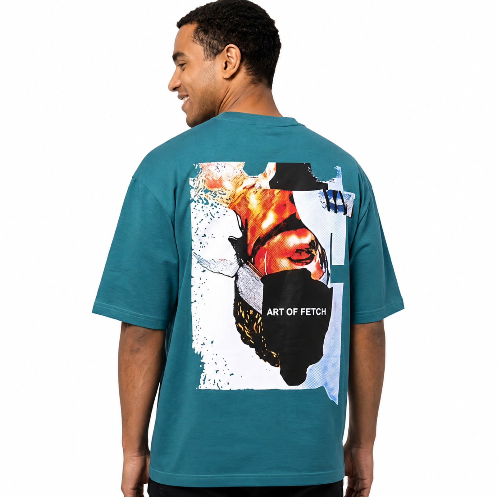 Men's Art of Fetch Oversized Graphic T-Shirt