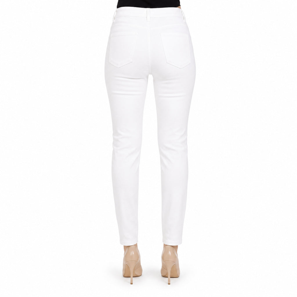 Women's Arctic Edge Slim Fit White Trousers