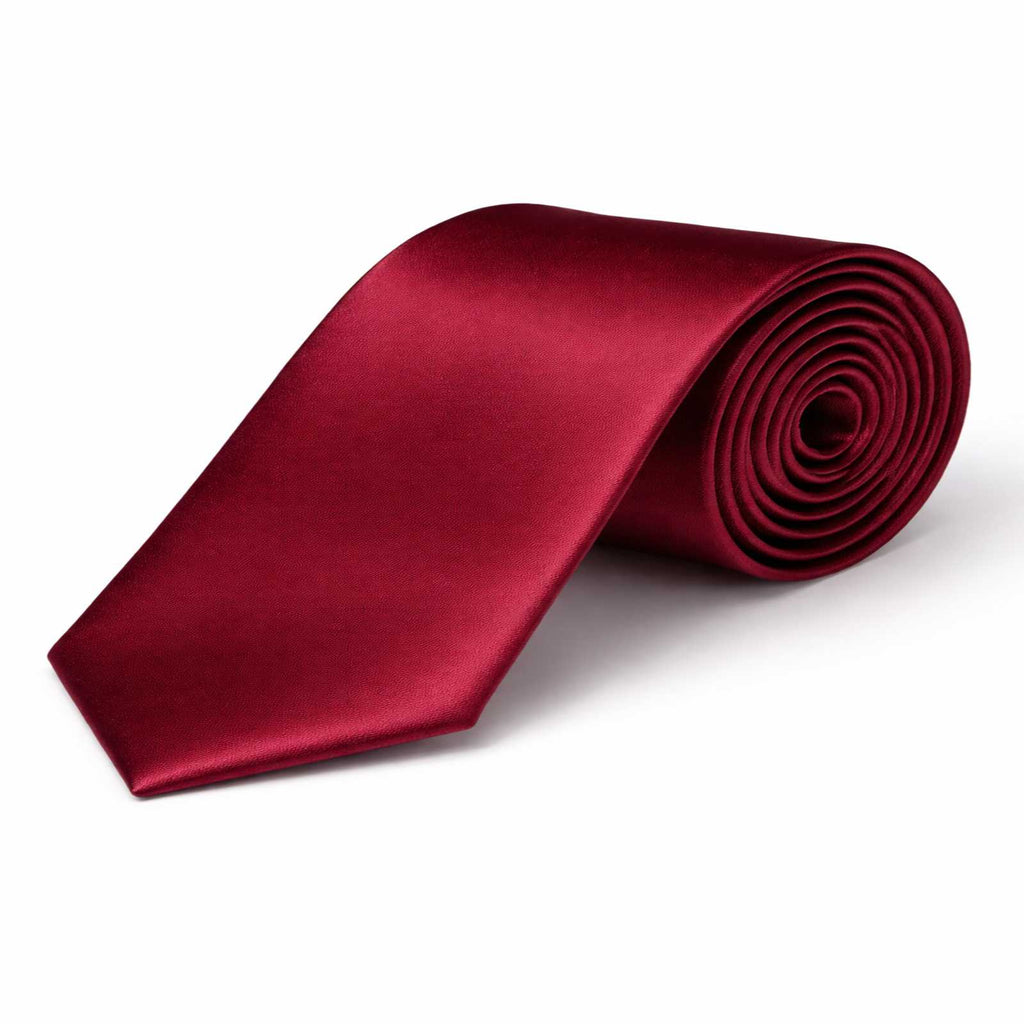 Deep Maroon Tie