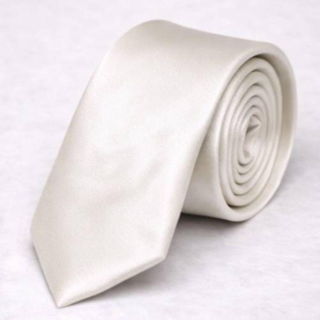 Modern Silver Tie