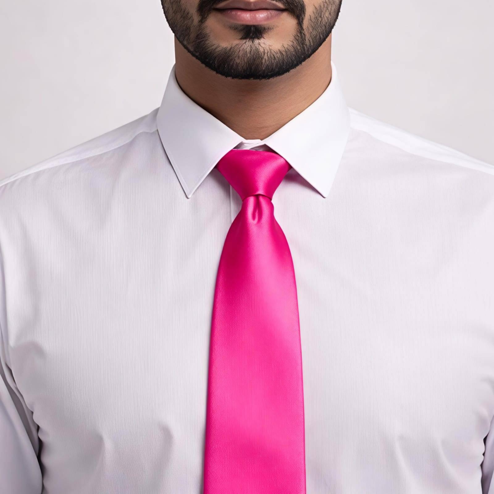 Magenta Tie