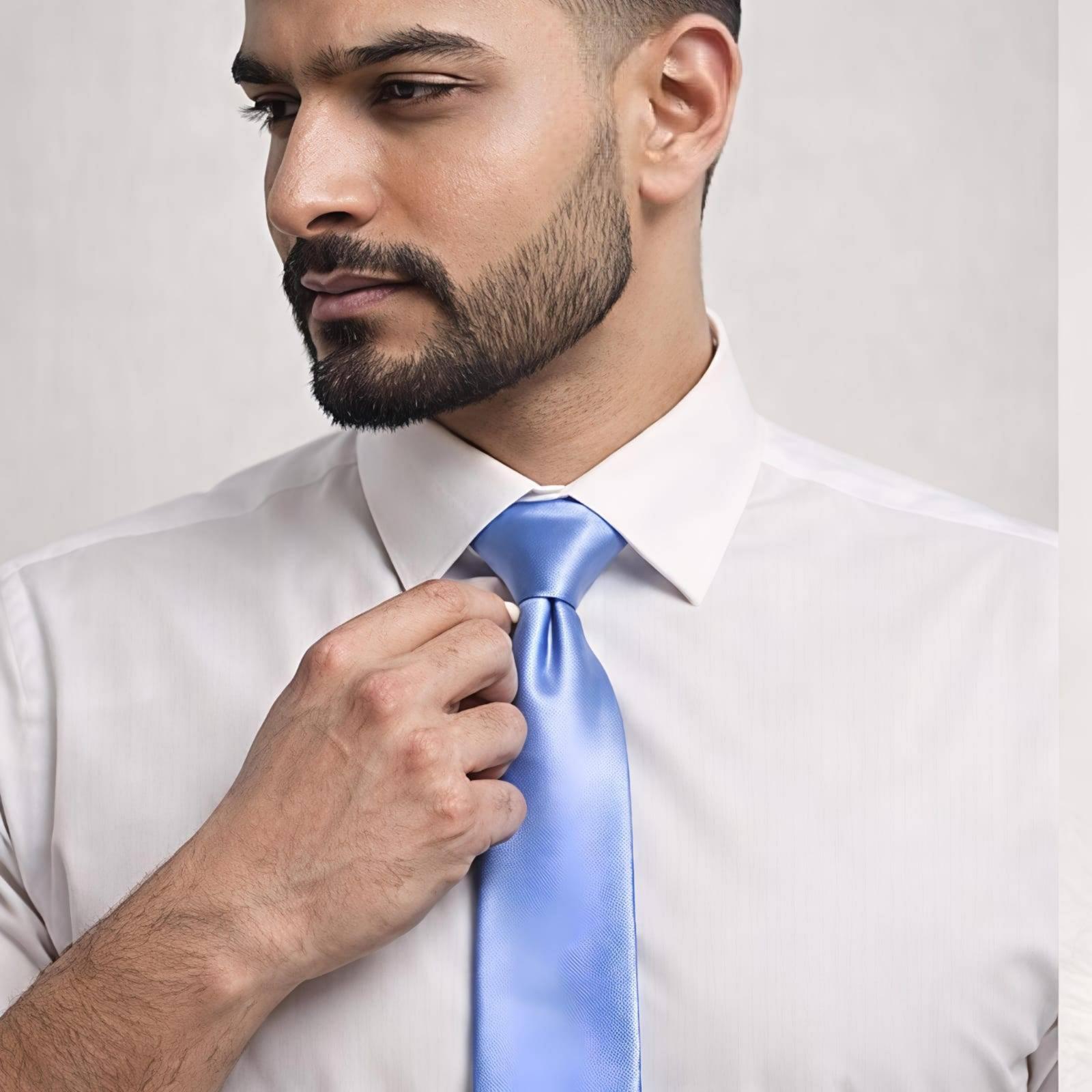 Cool Aqua Blue Tie