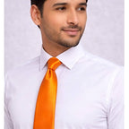 Vibrant Orange Tie