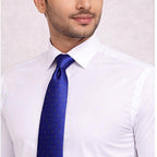 Royal Blue Micro-Motif Tie