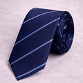 Navy Blue Sleek Tie