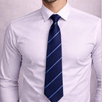 Navy Blue Sleek Tie