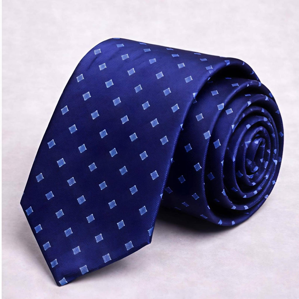 Navy Blue Dotted Tie