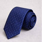 Navy Blue Dot Tie