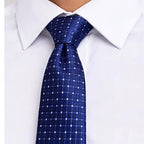 Navy Blue Dot Tie