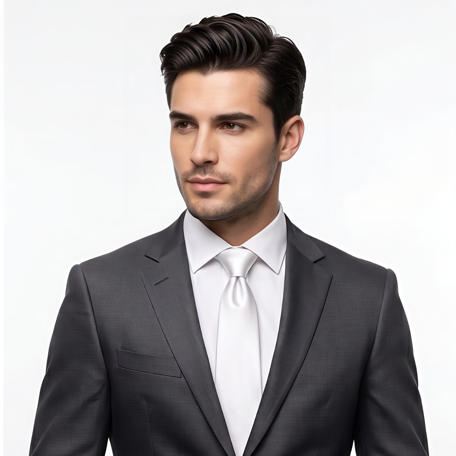 Regal Silver Tie
