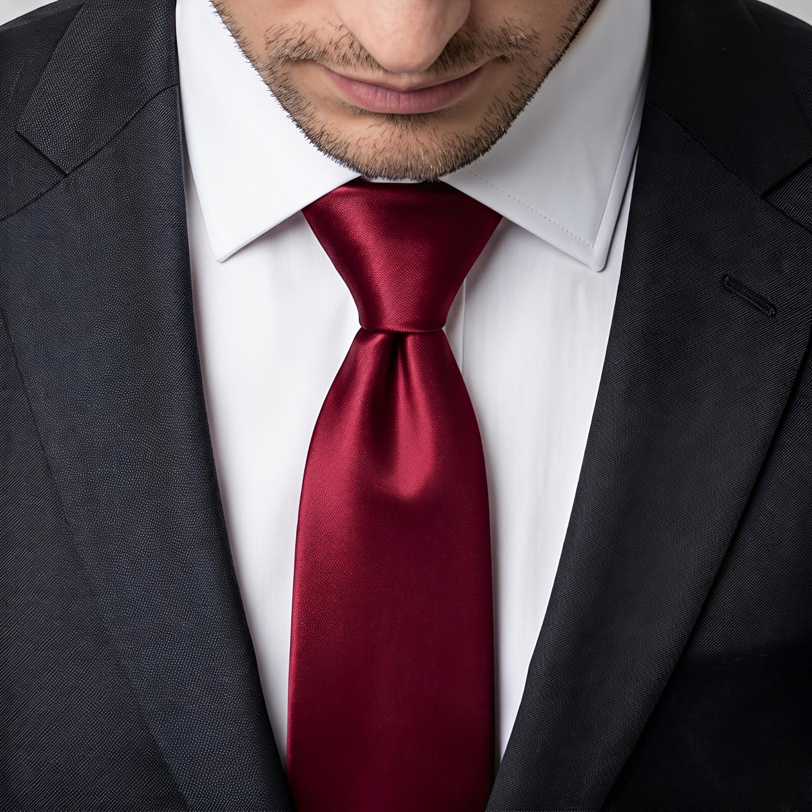 Deep Maroon Tie