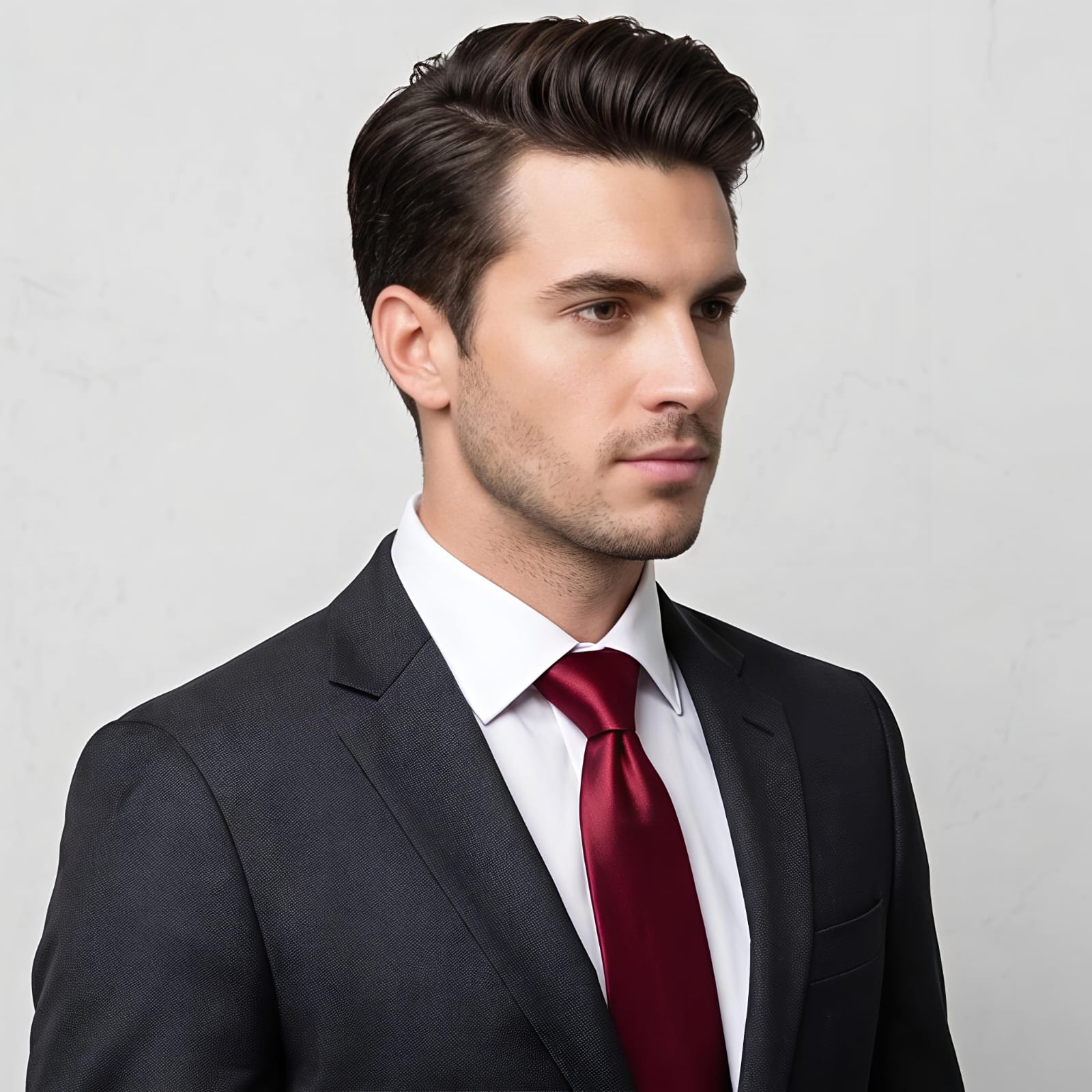 Deep Maroon Tie