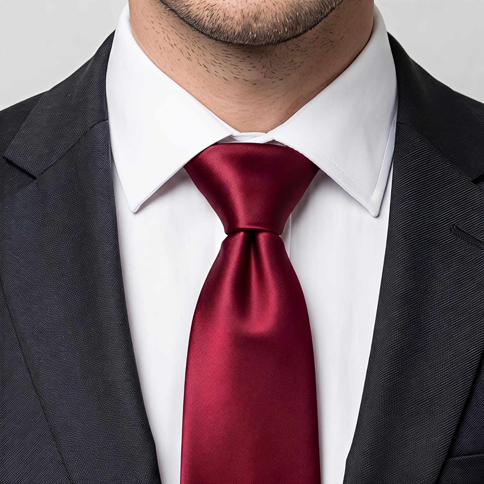 Deep Maroon Tie
