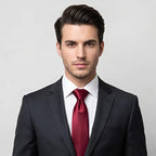 Deep Maroon Tie