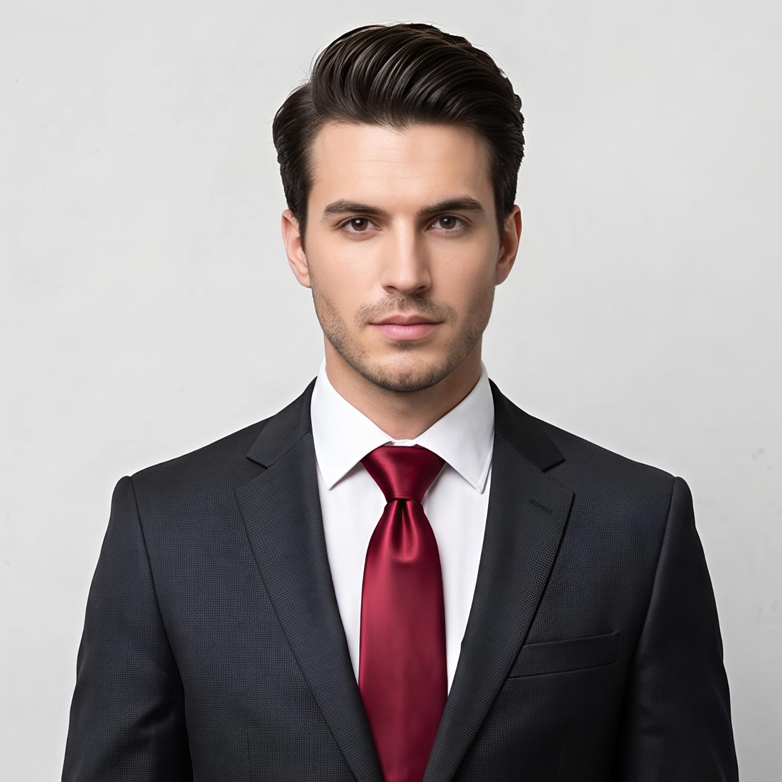 Deep Maroon Tie