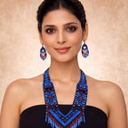 Ocean Grace Handcrafted Beaded Necklace Set
