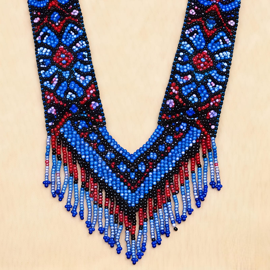 Ocean Grace Handcrafted Beaded Necklace Set
