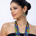 Royal Mosaic Handcrafted Beaded Necklace Set